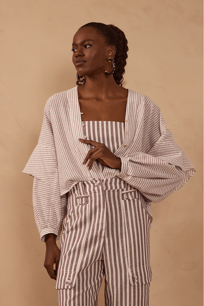 Camisa Algodão Listrado