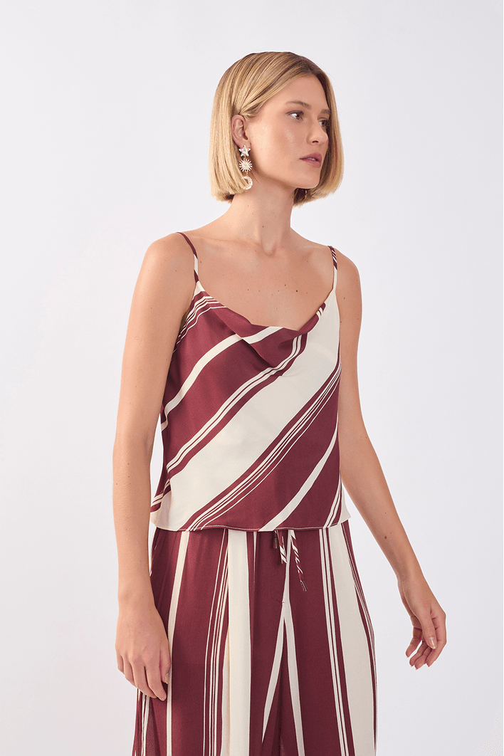 Blusa Alça Est Listra Solene