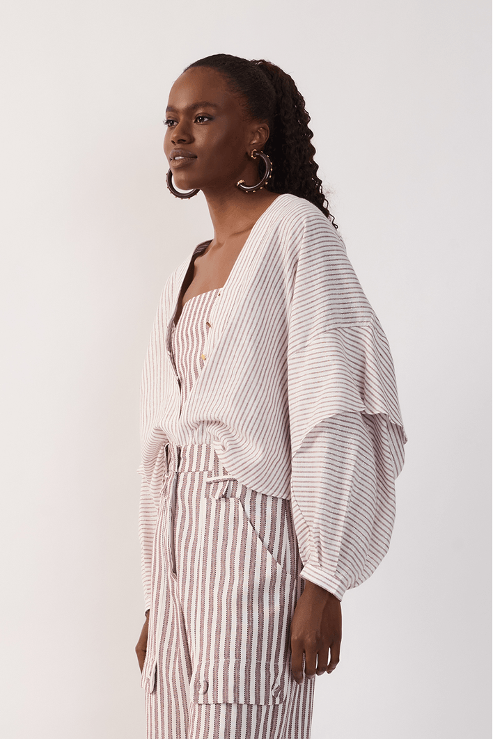 Camisa Algodão Listrado