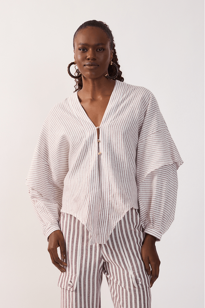 Camisa Algodão Listrado