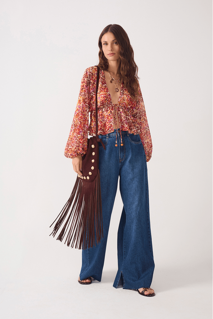 Calça Jeans Boyfriend Dark Fenda