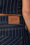 Calça Jeans Barrel Listrada