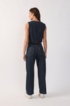 Calça Jeans Barrel Listrada