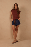 Short Jeans Detalhe Bolso