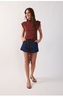 Short Jeans Detalhe Bolso