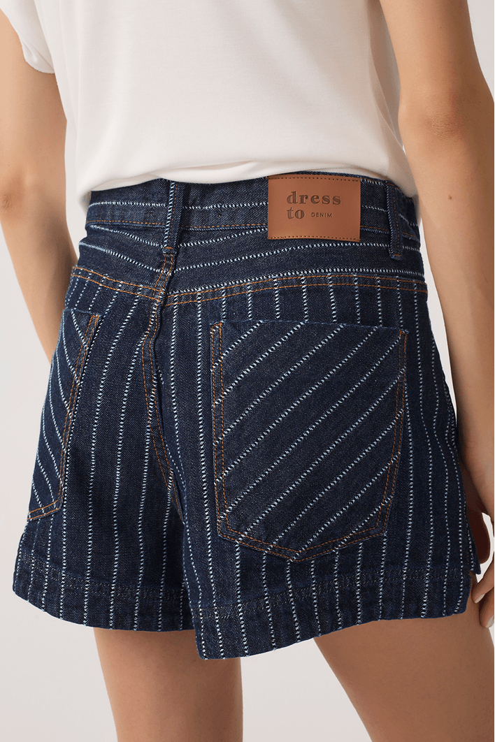 Short Jeans Listrado