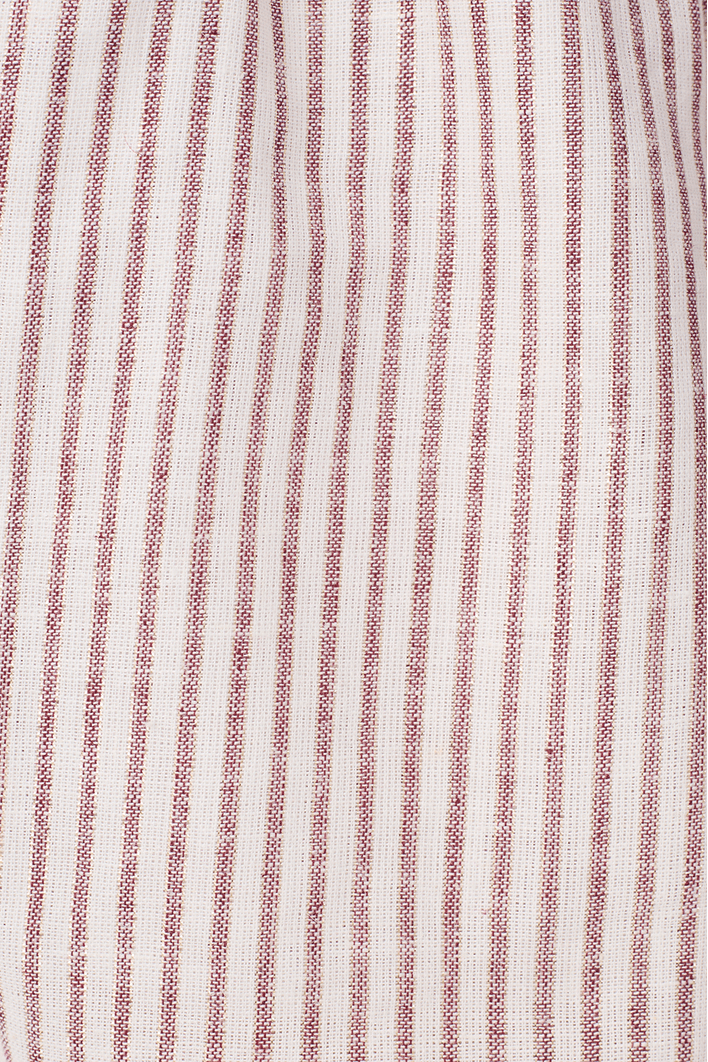 Short Linho Cinto Listrado