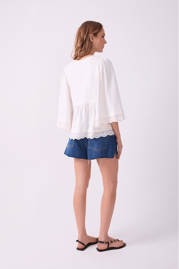 Short Jeans Boyfriend Dark Fenda