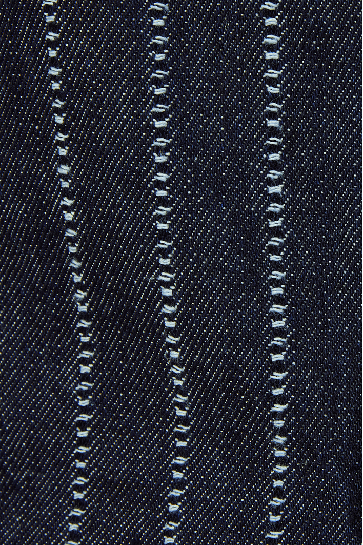 Colete Jeans Listrado