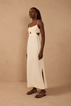 Vestido Cropped Vazado Lateral