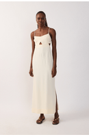 Vestido Cropped Vazado Lateral