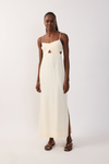 Vestido Cropped Vazado Lateral