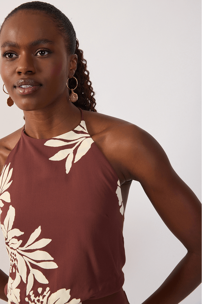 Vestido Cropped Est Bela Flor