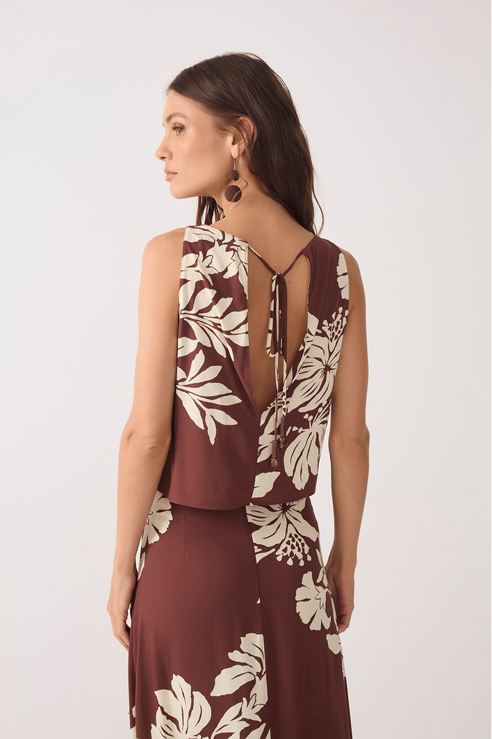 Blusa Degagê Est Bela Flor