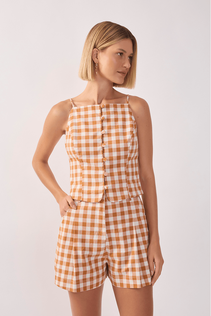 Blusa Algodão Xadrez