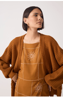 Blusa Linho Quadradinha Xadrez Sol