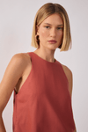 Blusa Linho Decote Nadador