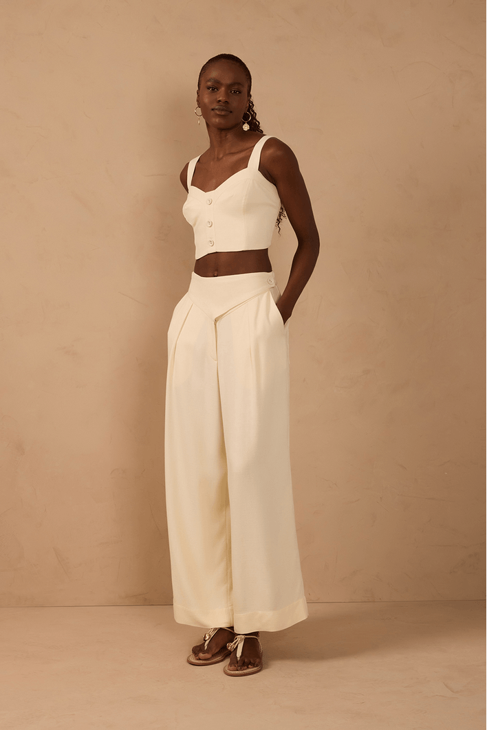 Calça Cós Transpassado