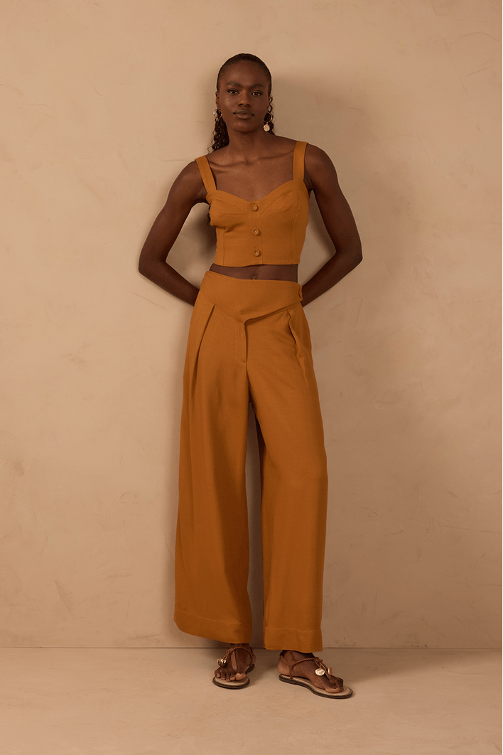 Calça Cós Transpassado