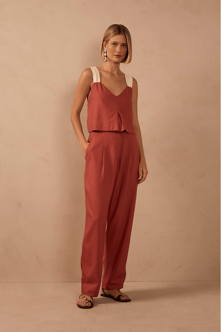 Calça Linho Cenoura