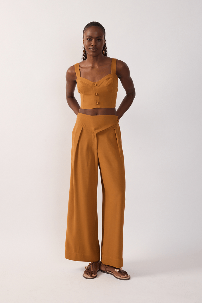 Calça Cós Transpassado