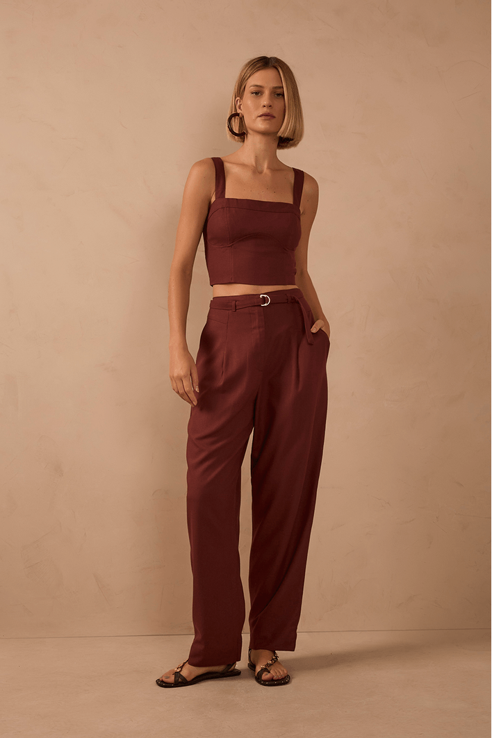 Calça Linho Cenoura