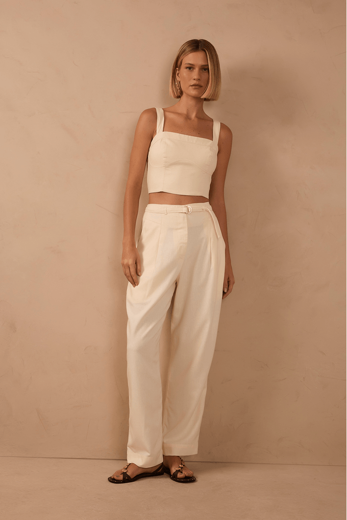 Calça Linho Cenoura