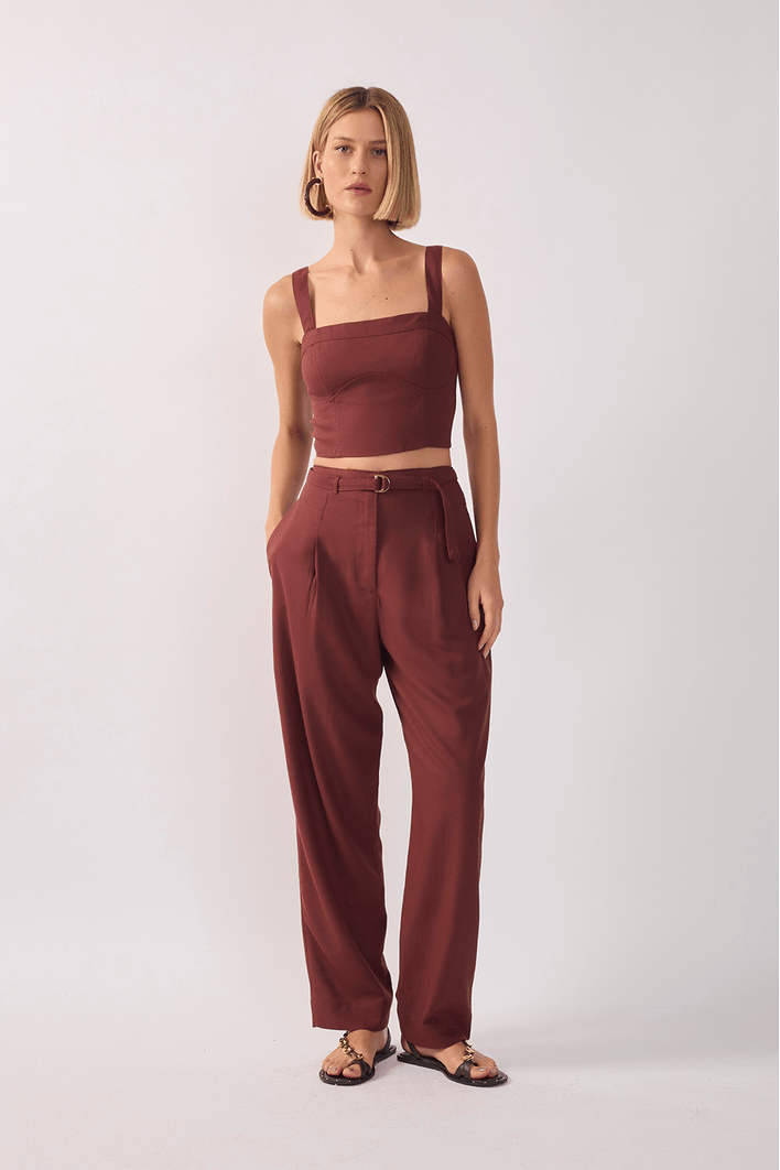 Calça Linho Cenoura