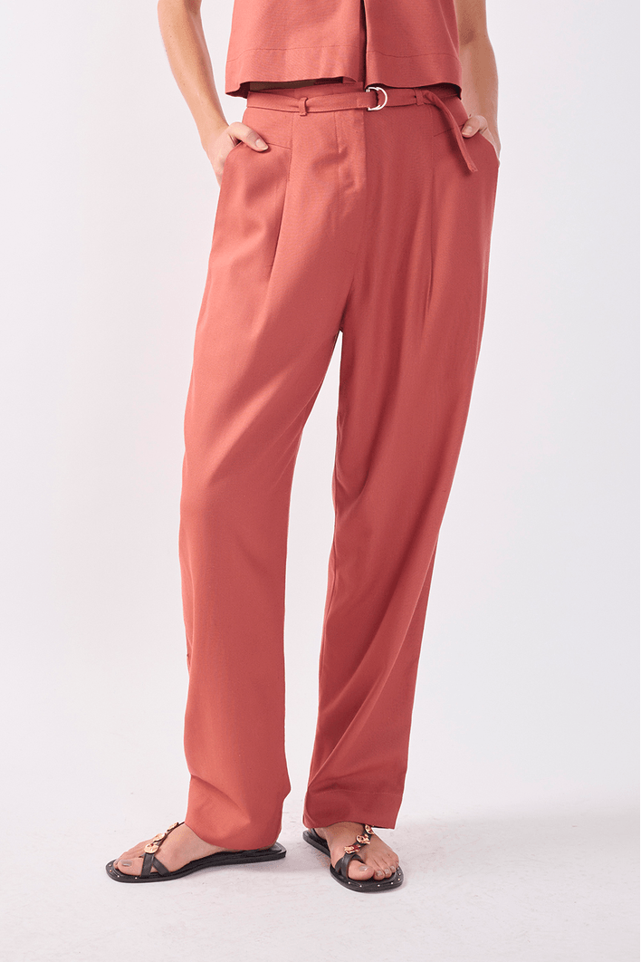 Calça Linho Cenoura