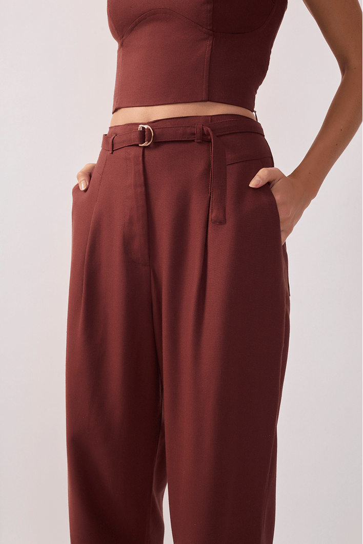 Calça Linho Cenoura