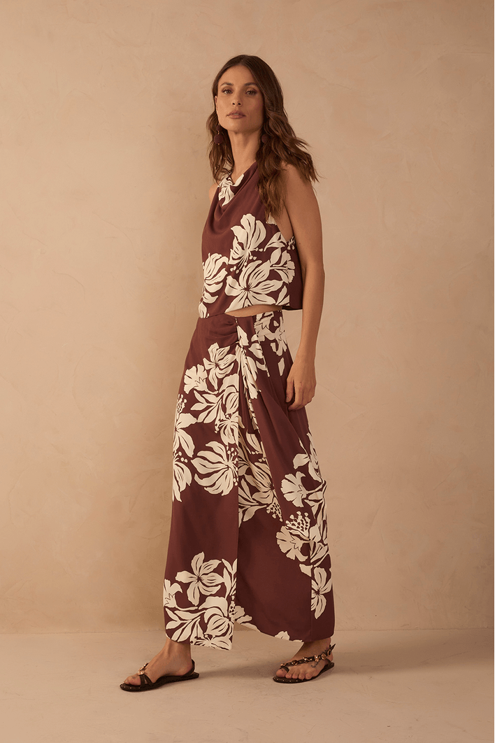 Saia Cropped Est Bela Flor