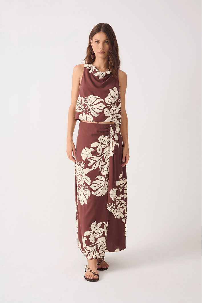 Saia Cropped Est Bela Flor