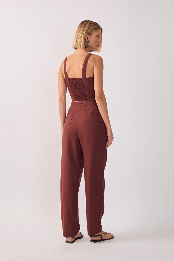 Calça Linho Cenoura