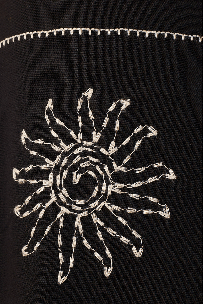 Colete Linho Xadrez Sol