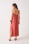 Vestido Cropped Alça Bordado Lurex Sol