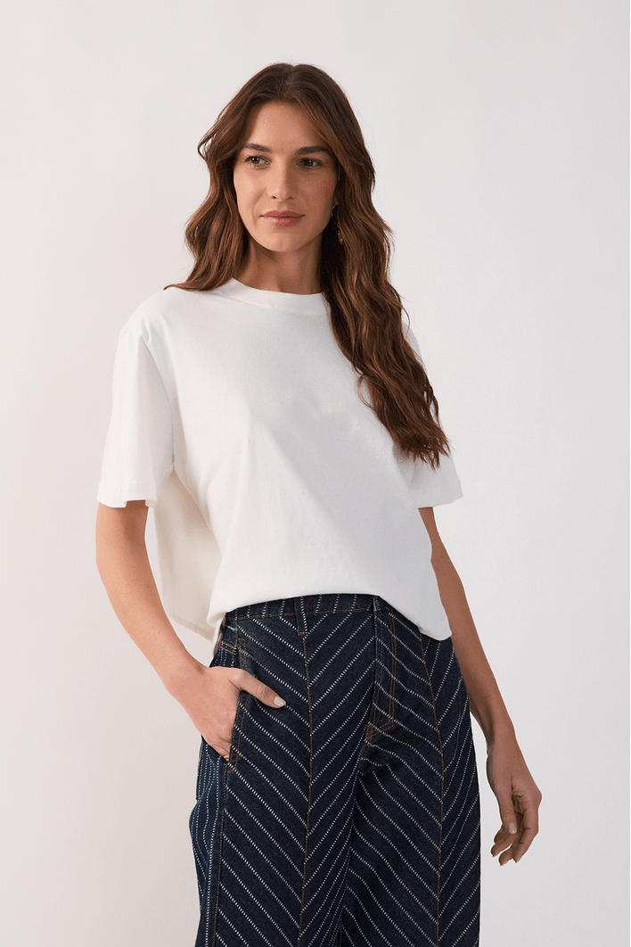 Blusa Malha Tecido Costas