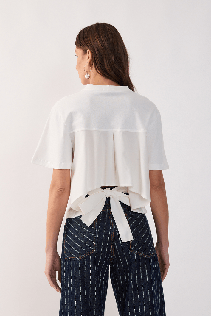 Blusa Malha Tecido Costas