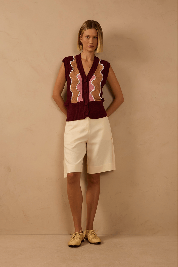 Bermuda Linho Com Nesga