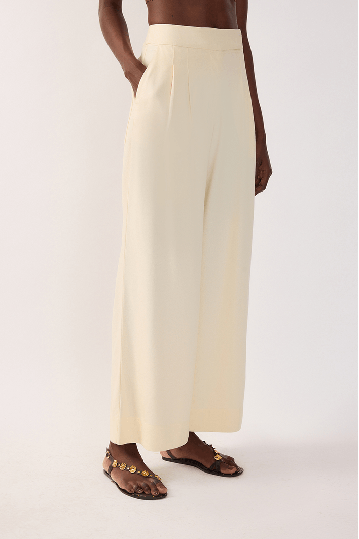 Calça Linho Pregas