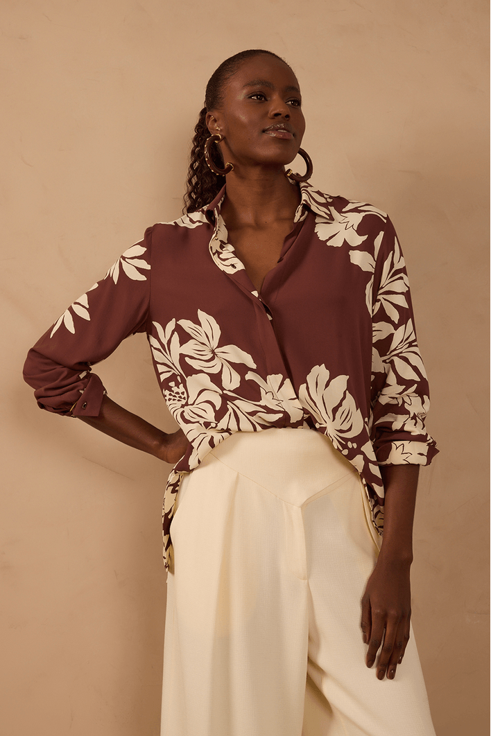 Camisa Est Bela Flor