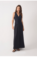 Vestido Franzido Fluity Com Tecido