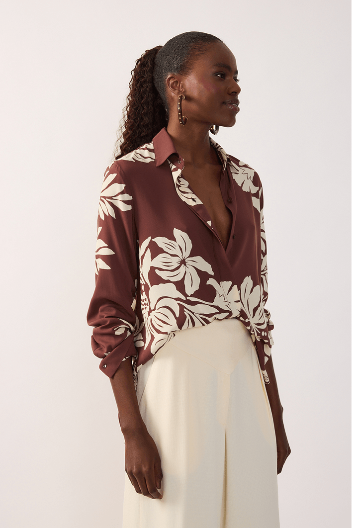 Camisa Est Bela Flor