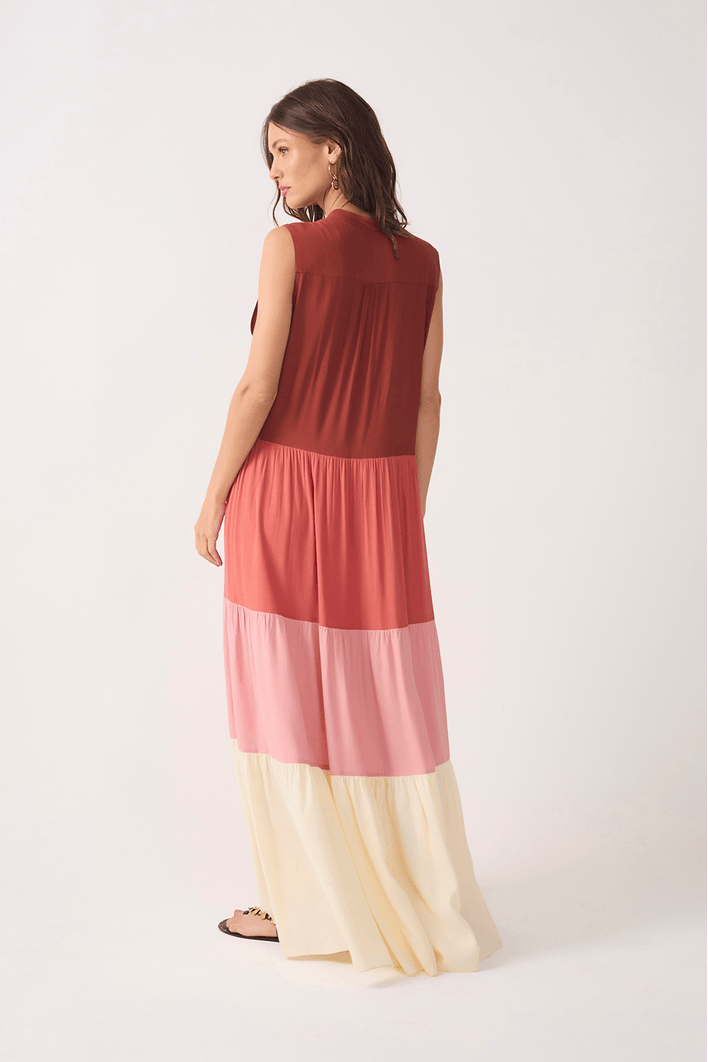 Vestido Longo Crepe Marias