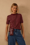 Blusa Tricot Manga Curta