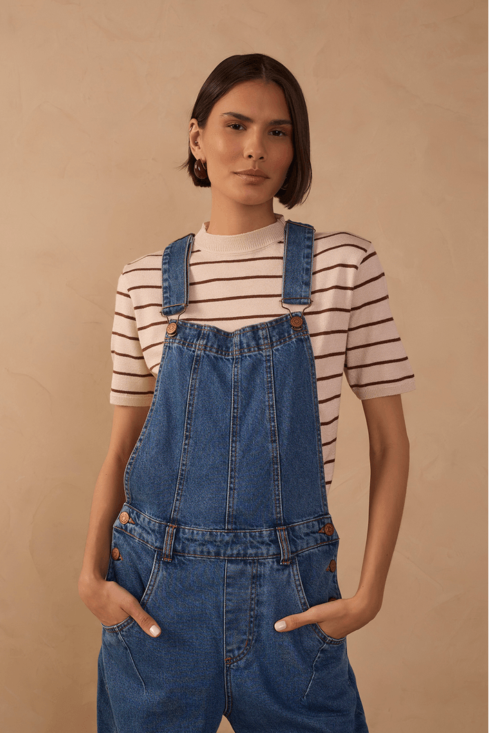 Blusa Tricot Manga Curta