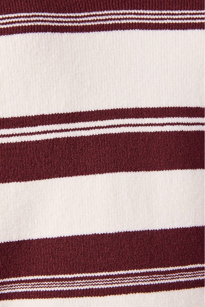 Polo Tricot Bordada Listras