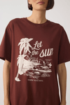 T-shirt Silk Let The Sun