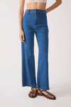 Calça Jeans Cropped