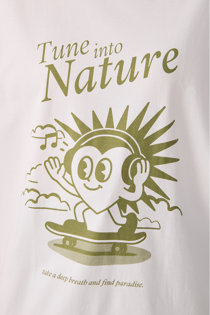T-shirt Silk Nature