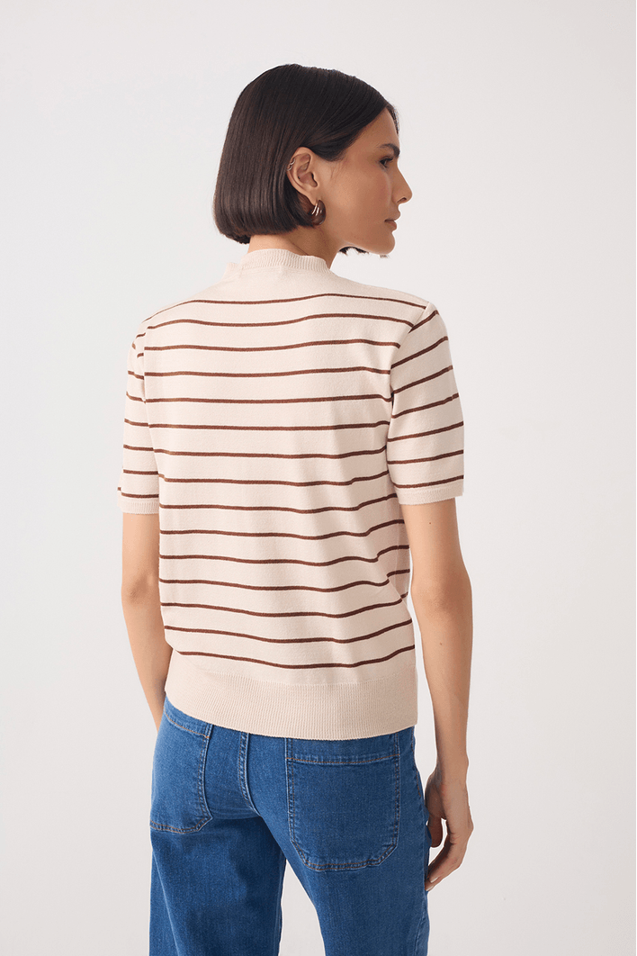 Blusa Tricot Manga Curta